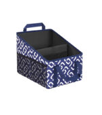 Foldable Multi Compartment Car Organizer Blue Arrow 16-1205