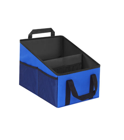 Foldable Multi Compartment Car Organizer Blue 16-1207