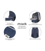 POP Backpack Backpack Navy 12-1009 – Bild 10
