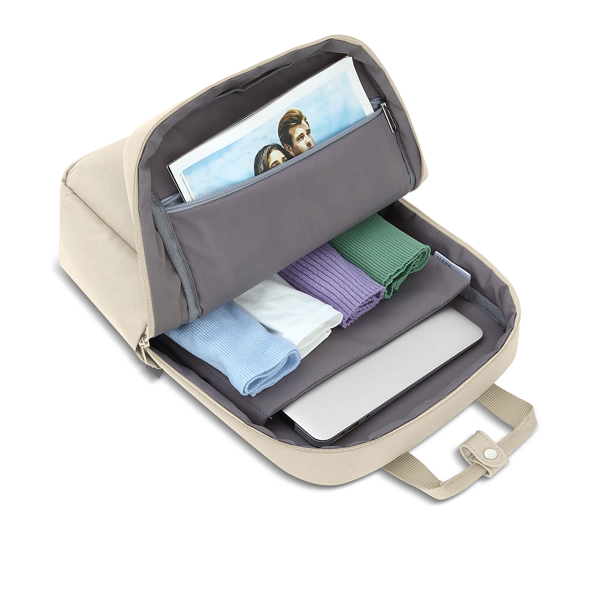 Bagseurope.com Nova Eco Backpack Beige 12-1022 – Bild 3