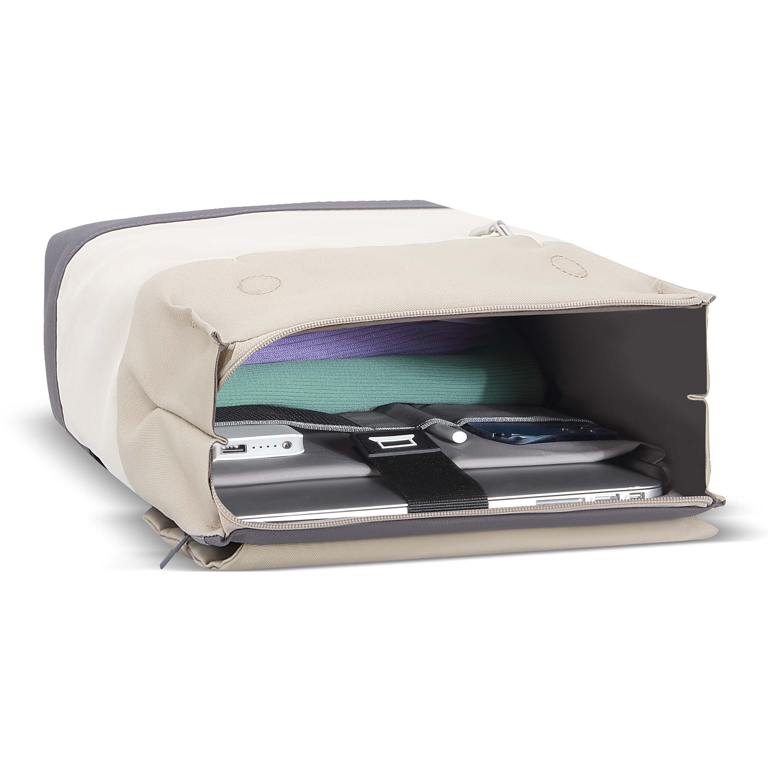 Bagseurope.com Zen Eco Backpack Beige 12-1024 – Bild 5