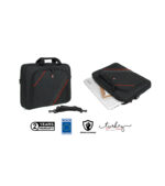 Procity Laptop Bags Black-Red 13-1014 - Image 7