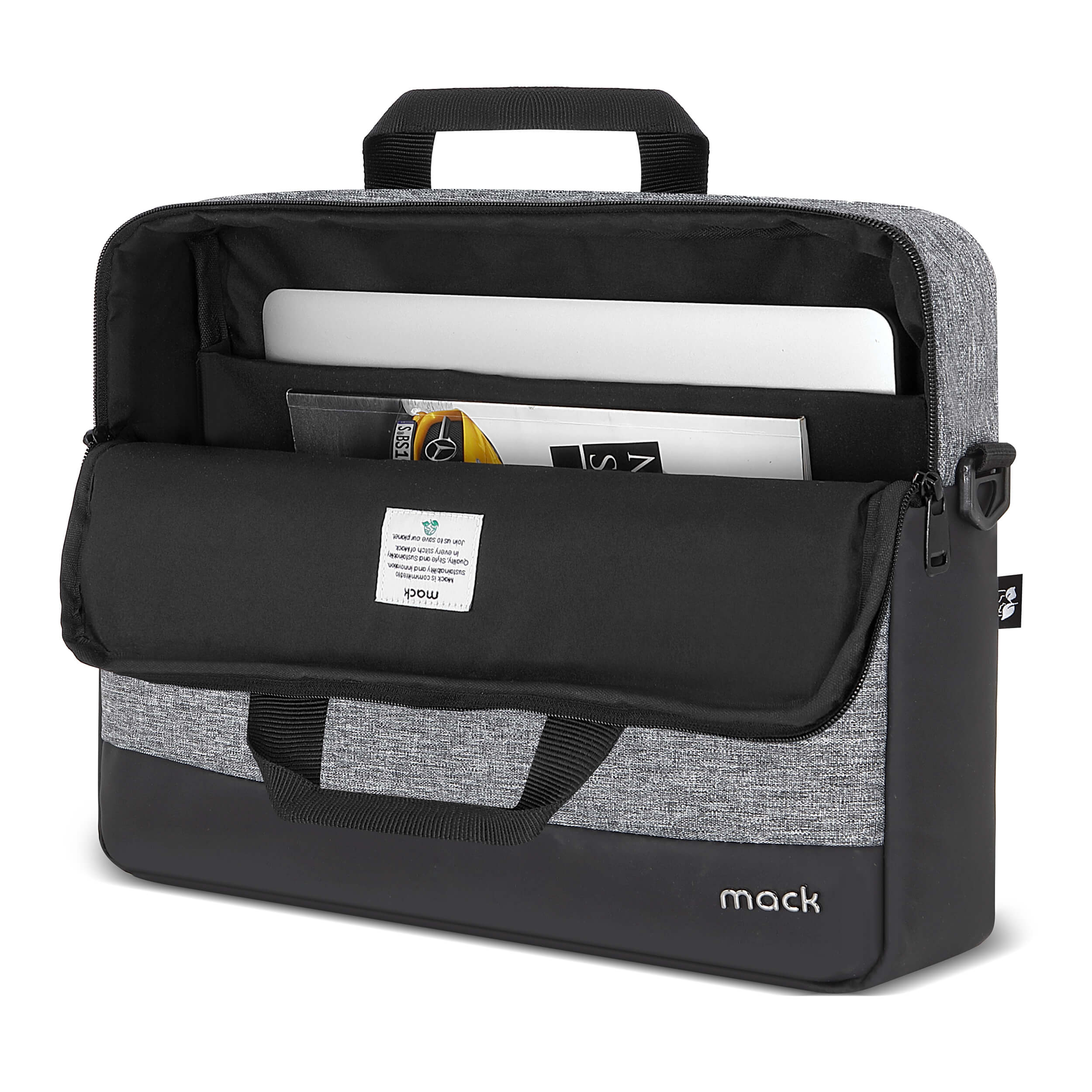 Bagseurope.com Unicity ECO Laptop Bags Grey 13-1027 - Image 11