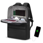 Office Laptop Backpacks Black 11-1025 - Image 4