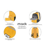 POP Backpack Backpack Yellow 12-1013 – Bild 10